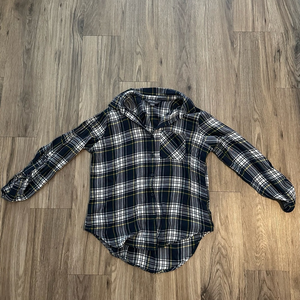 Eddie Bauer Plaid Button-Up Shirt